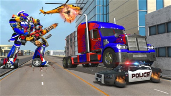 美警機(jī)器人格斗2